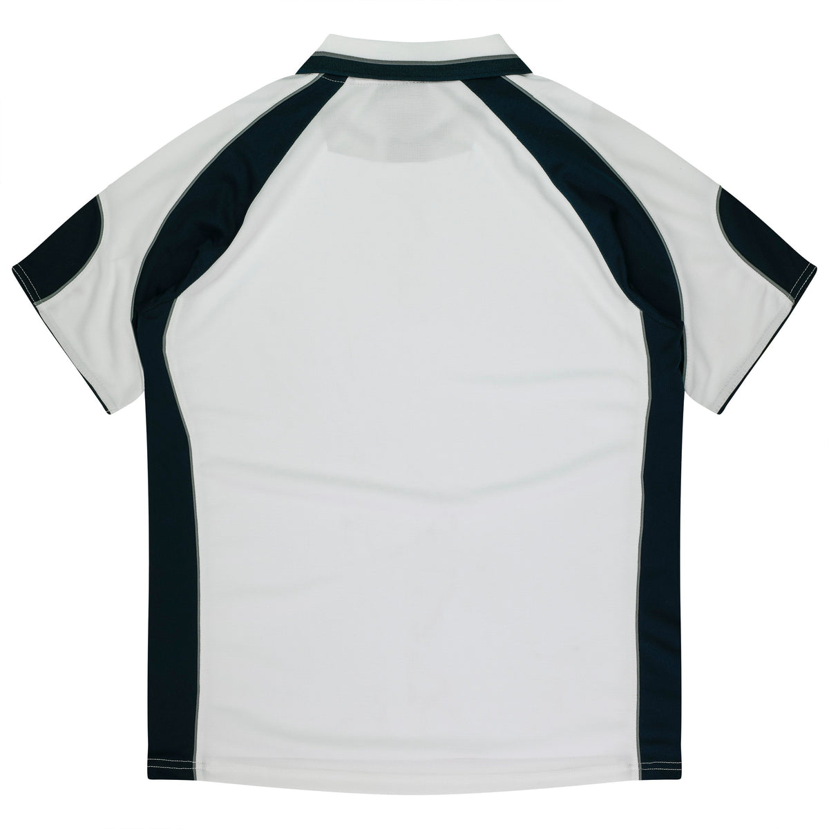 Aussie Pacific 3300 Kids' Murray Polo — WHITE/NAVY — additional view 2