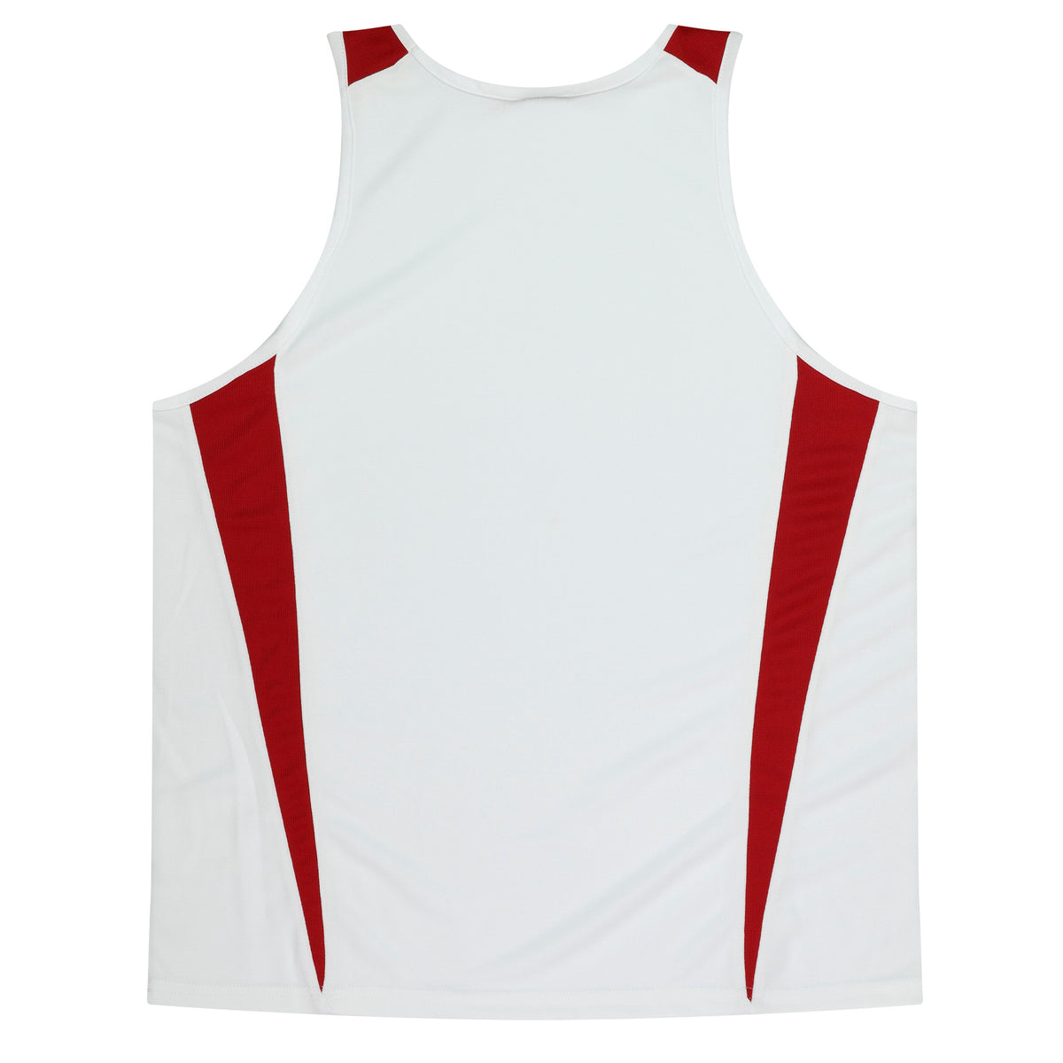 Aussie Pacific 3104 Kids' Eureka Singlet — WHITE/RED — additional view 2