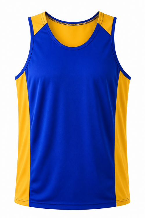 Aussie Pacific Men's Premier Singlet — ROYAL/GOLD