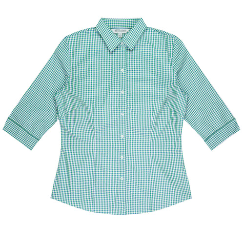 Aussie Pacific Epsom Women's Three-Quarter Sleeve Shirt — EMERALD