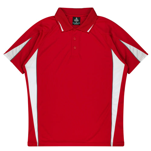 Aussie Pacific Kids' Eureka Polo — RED/WHITE