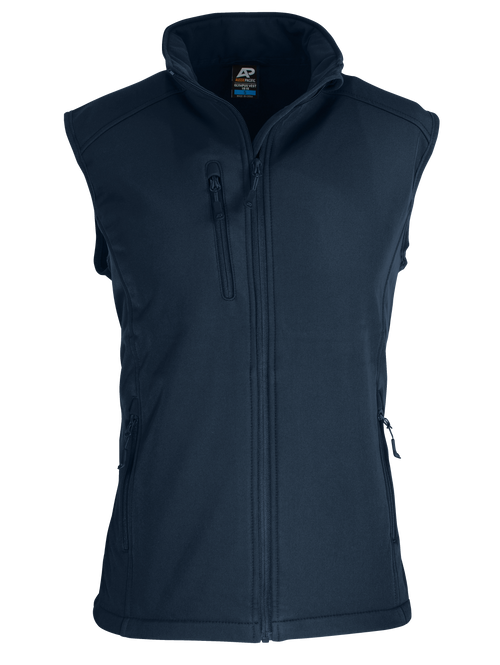 Aussie Pacific Men's Olympus Softshell Vest — NAVY