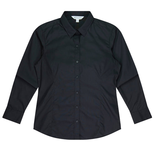 Aussie Pacific Kingswood Women's Long Sleeve — BLACK