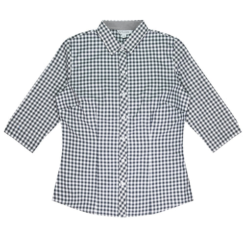 Aussie Pacific Brighton Women's Three-Quarter Sleeve Shirt — BLACK