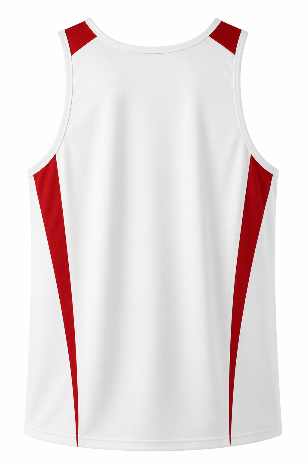 Aussie Pacific 1104 Men's Eureka Singlet — WHITE/RED — additional view 2