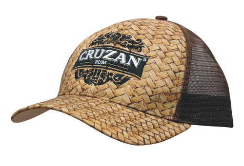 Headwear Cane Print with Mesh Back