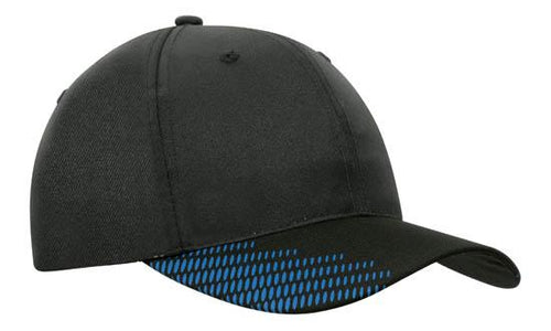 Headwear Breathable Poly Twill with Peak Flash Print
