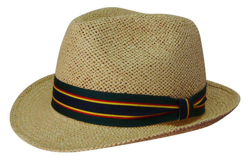 Headwear Fedora Style String Straw