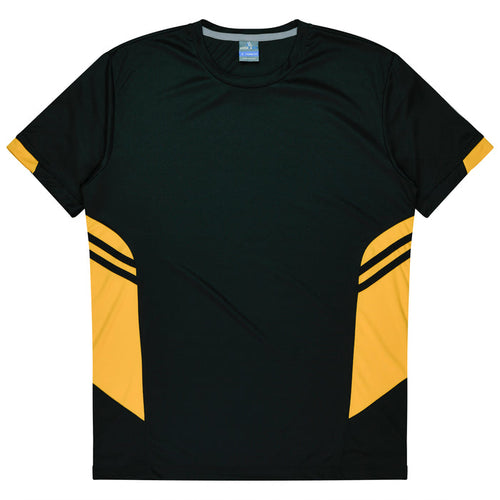 Aussie Pacific Tasman Kids' T-shirt — BLACK/GOLD