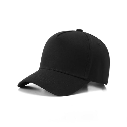 RAMO Heavy Cotton Drill 5 Panel Cap — Black