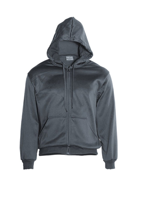 Bocini Kids Zip Through Fleece Hoodie — Cool Grey