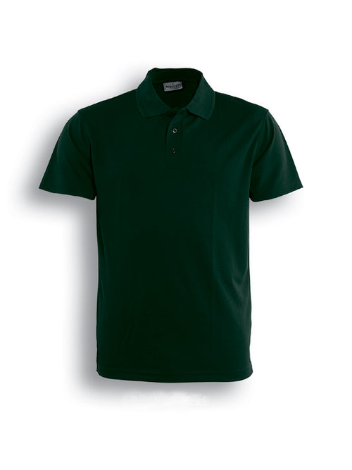 Bocini Mens Breezeway Basic Polo — Bottle Green
