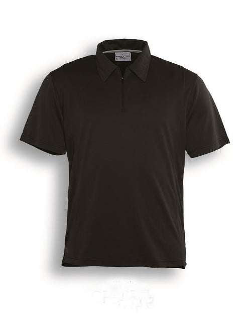 Bocini Unisex Golf Polo — Black