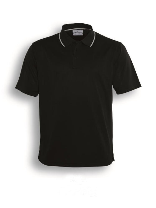 Bocini Unisex Club Polo — Black