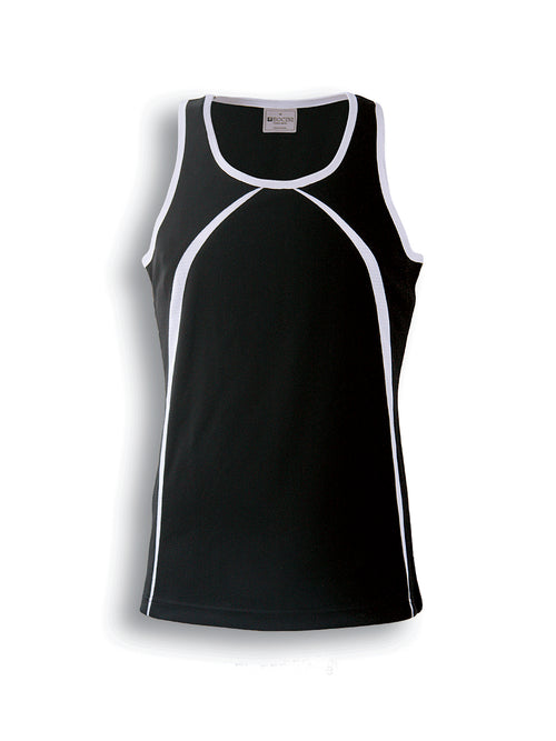 Bocini Women’s Breezeway Singlet — Black / White