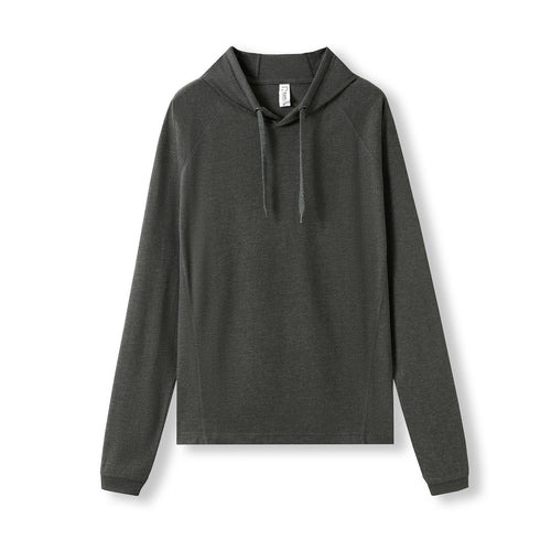 RAMO Unisex Fusion Tee Hoodie — Dark Marl
