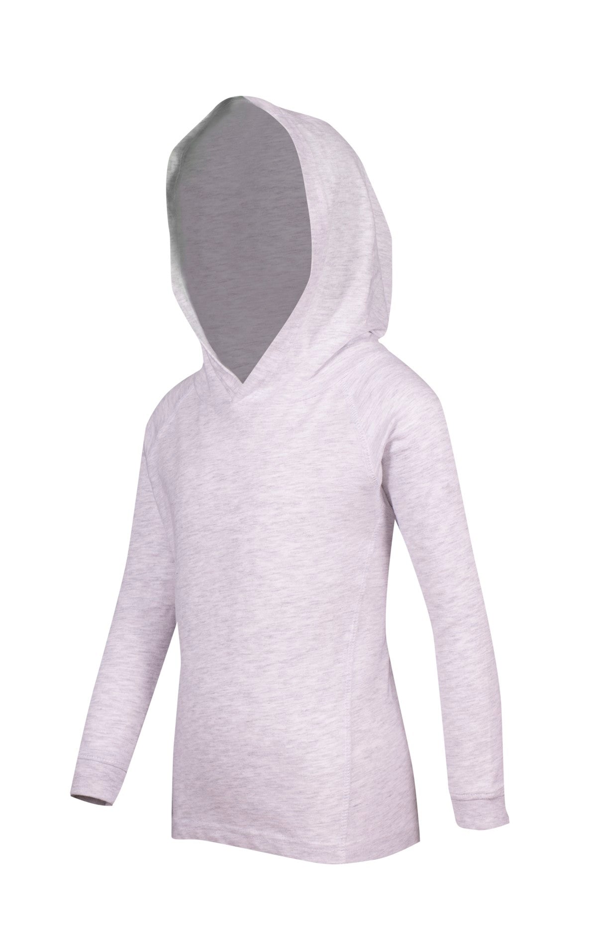 RAMO F394KS Kids FUSION T-shirt Hoodie — White Marl side