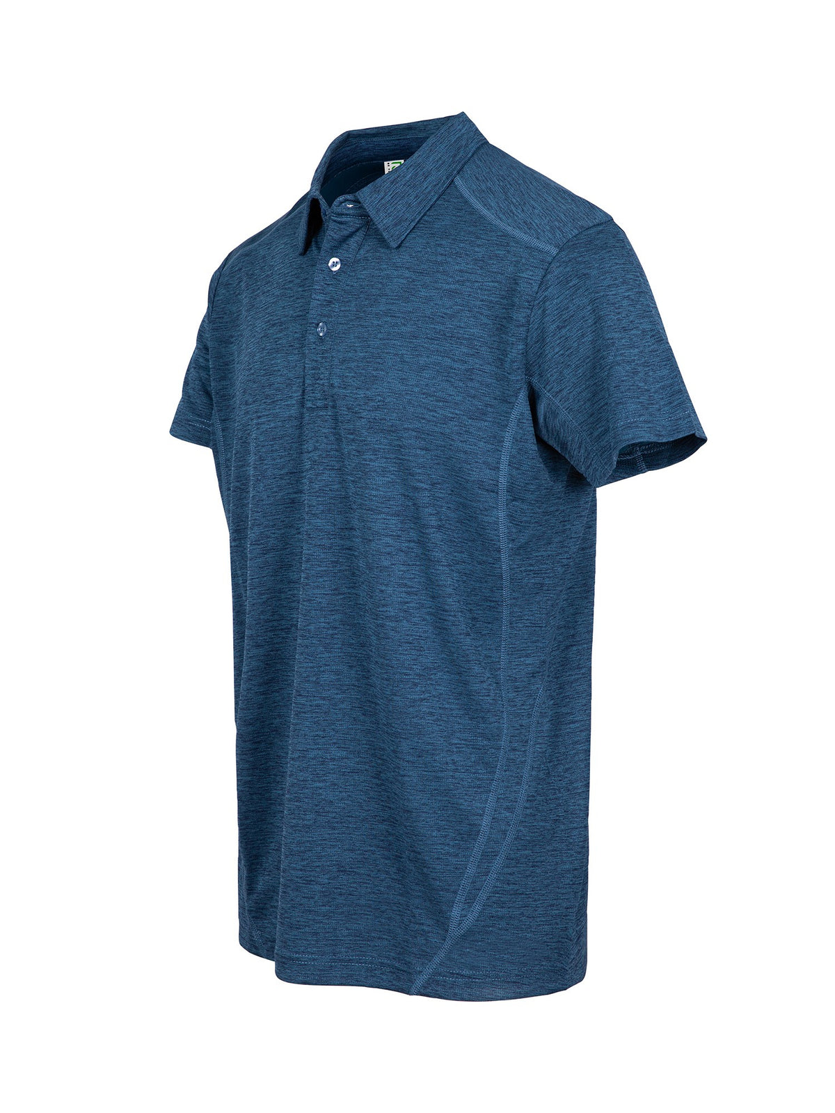 RAMO P446HBM Mens' / Unisex Challenger polyester Polo — Teal Marl side