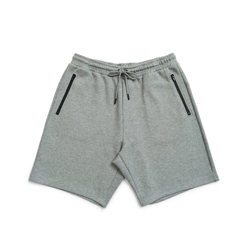 RAMO Men’s Cotton Sandwich Shorts — Grey Marl