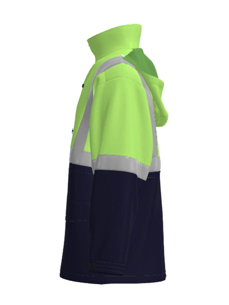 Bocini Unisex Hi-Vis Polar Fleece Lined Jacket With Reflective Tape SJ0430 – 8