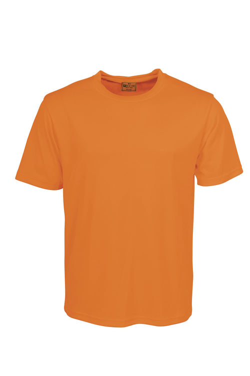 Bocini Kids Breezway Plain Round Neck Tee Shirt — Orange
