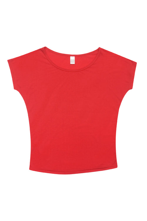 RAMO Women's Bat Wing T-shirt — Red