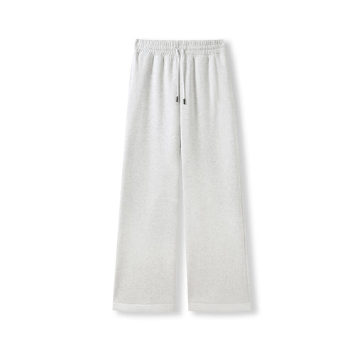 RAMO Unisex Wide-Leg Fleece Pants — Snow Marl