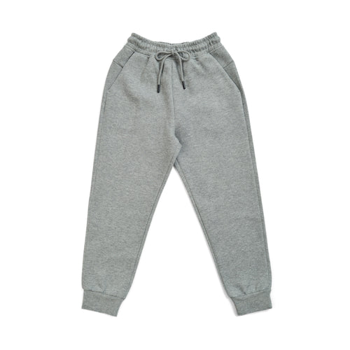 RAMO Kids’ Cotton Sandwich Pants — Grey Marl