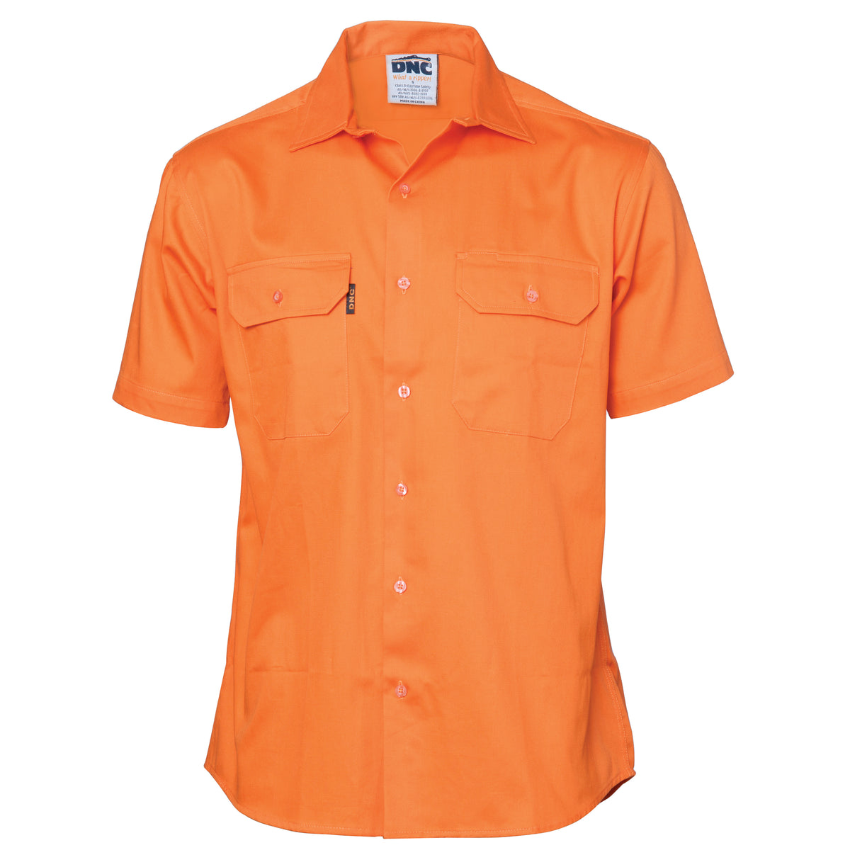 Orange — DNC 3207 blank garment