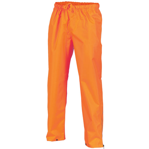 DNC HiVis Day Breathable Rain Pants — Orange