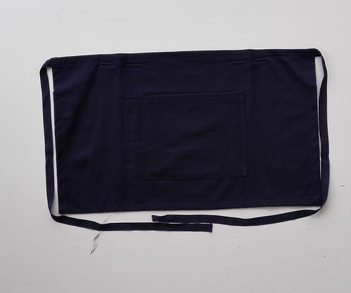 Bocini Cotton Drill Quarter Apron - With Pocket — Navy