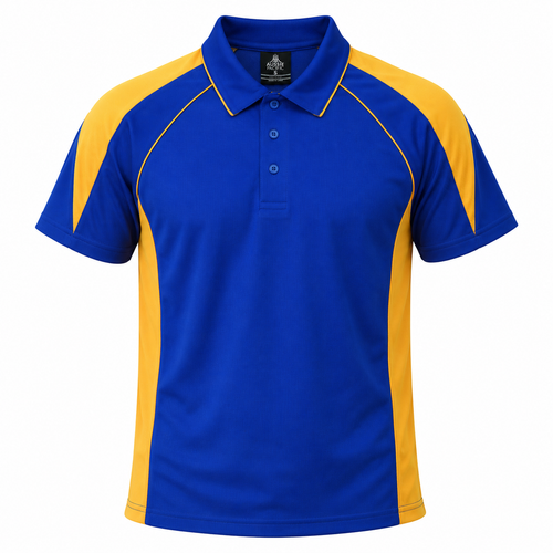 Aussie Pacific Men's Premier Polo — ROYAL/GOLD