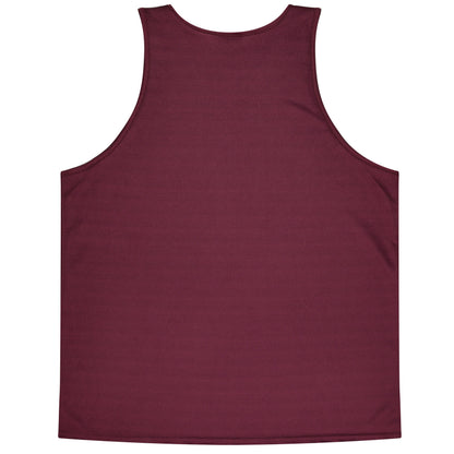 Aussie Pacific 3107 Kids' Botany Singlet — MAROON — additional view 2