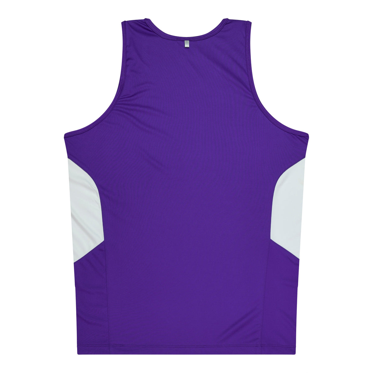 Aussie Pacific 3111 Kids' Tasman Singlet — PURPLE/WHITE — additional view 2