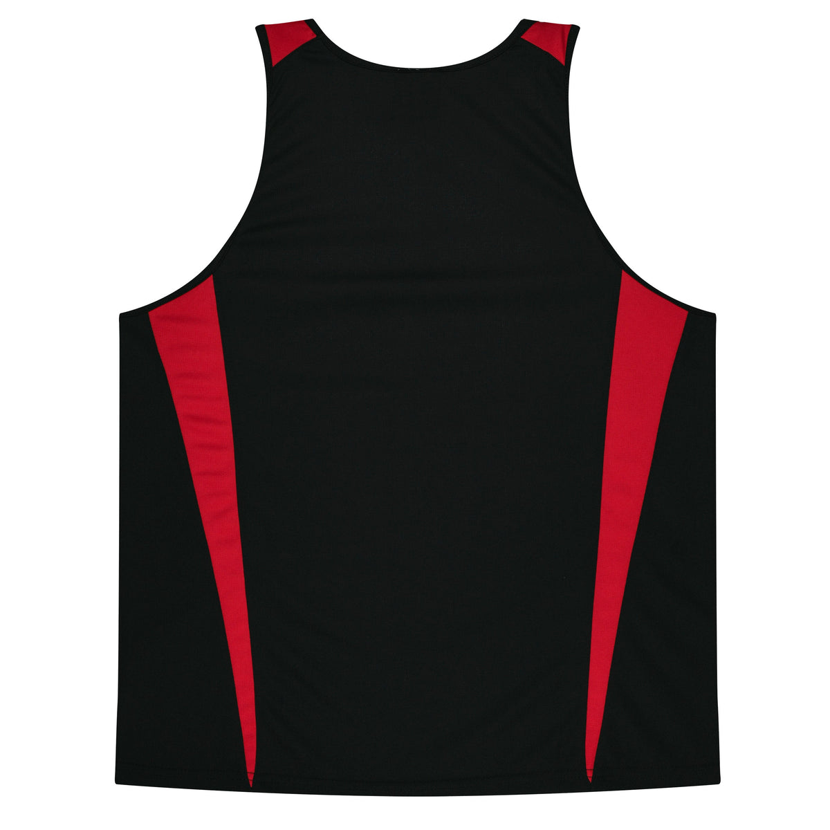 Aussie Pacific 3104 Kids' Eureka Singlet — BLACK/RED — additional view 2