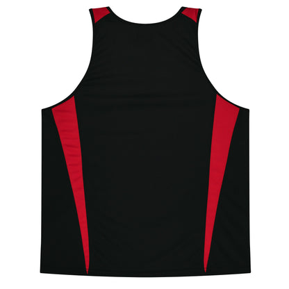 Aussie Pacific 3104 Kids' Eureka Singlet — BLACK/RED — additional view 2