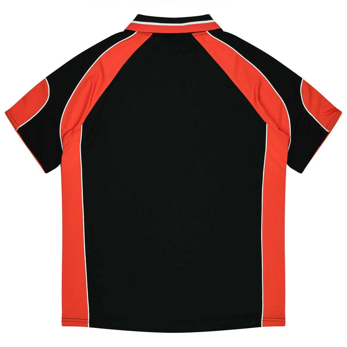 Aussie Pacific 3300 Kids' Murray Polo — BLACK/ORANGE — additional view 2