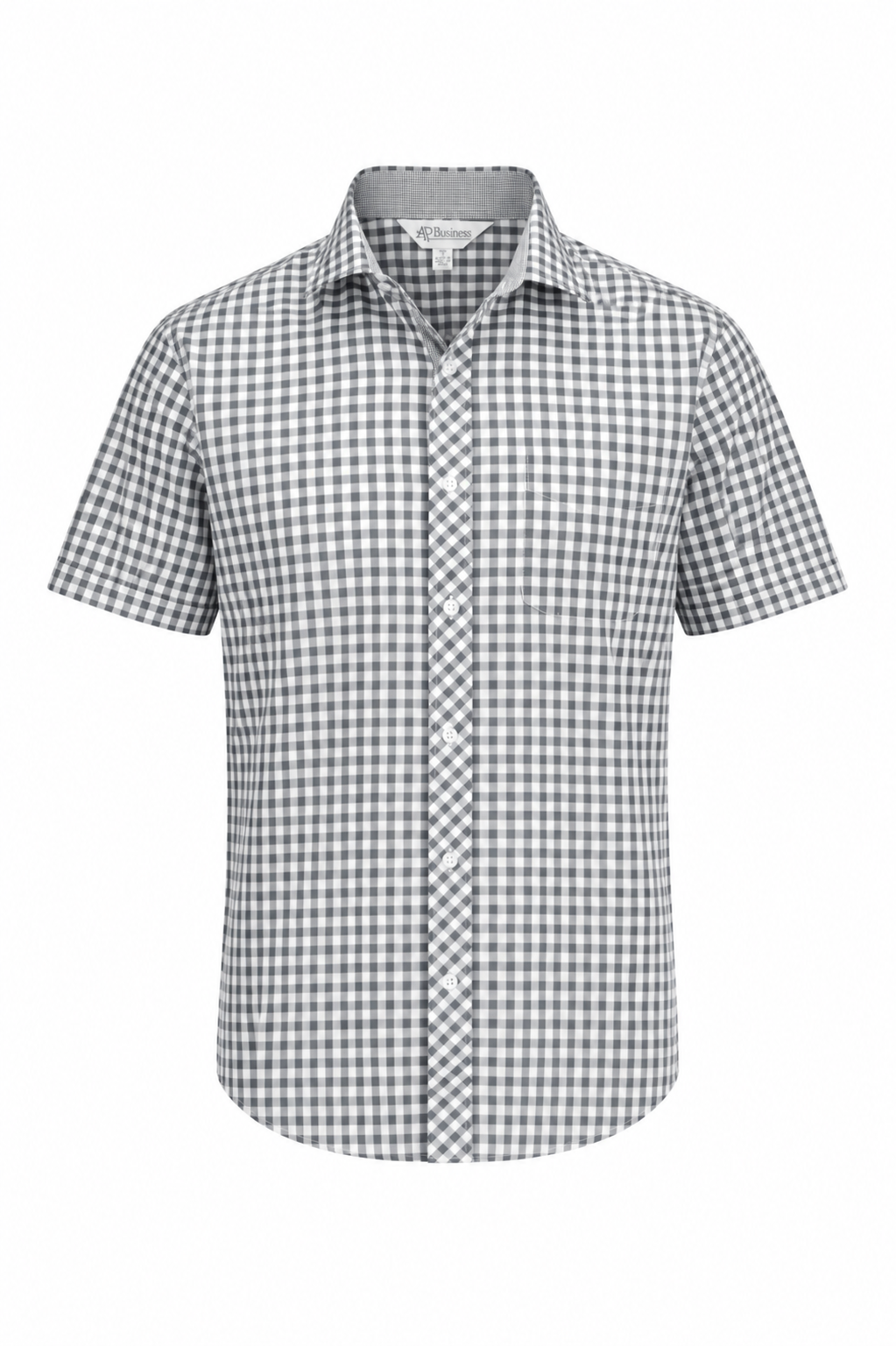 Aussie Pacific 1909S Brighton Men's Short Sleeve Shirt — BLACK