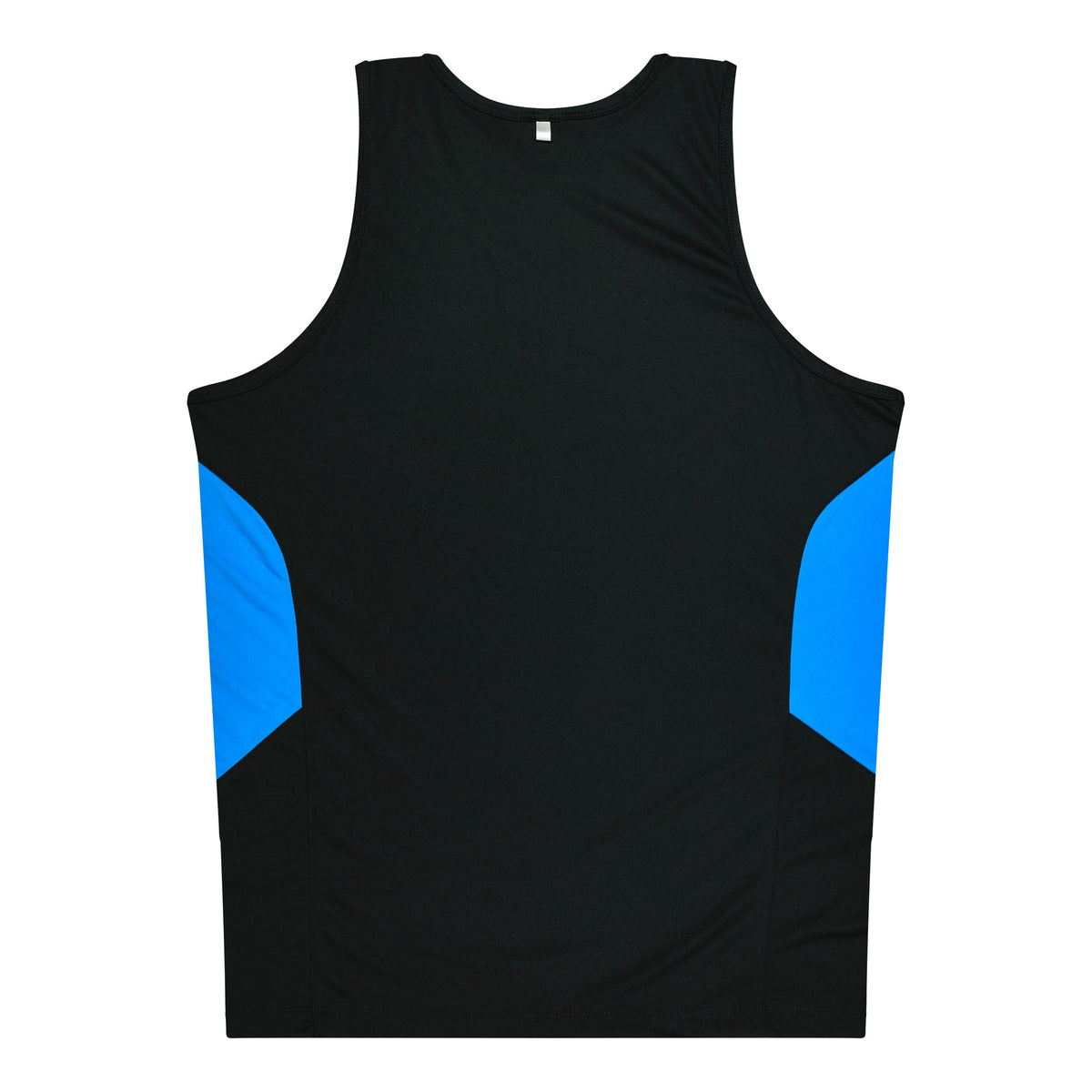 Aussie Pacific 3111 Kids' Tasman Singlet — BLACK/CYAN — additional view 2