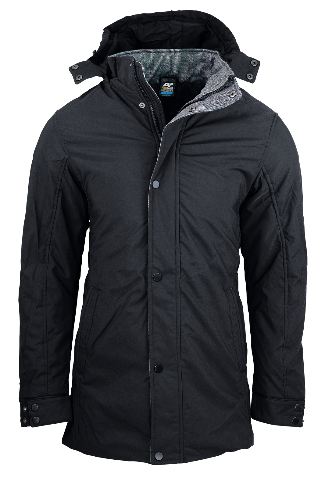 Aussie Pacific Mens Parklands Jacket — Black