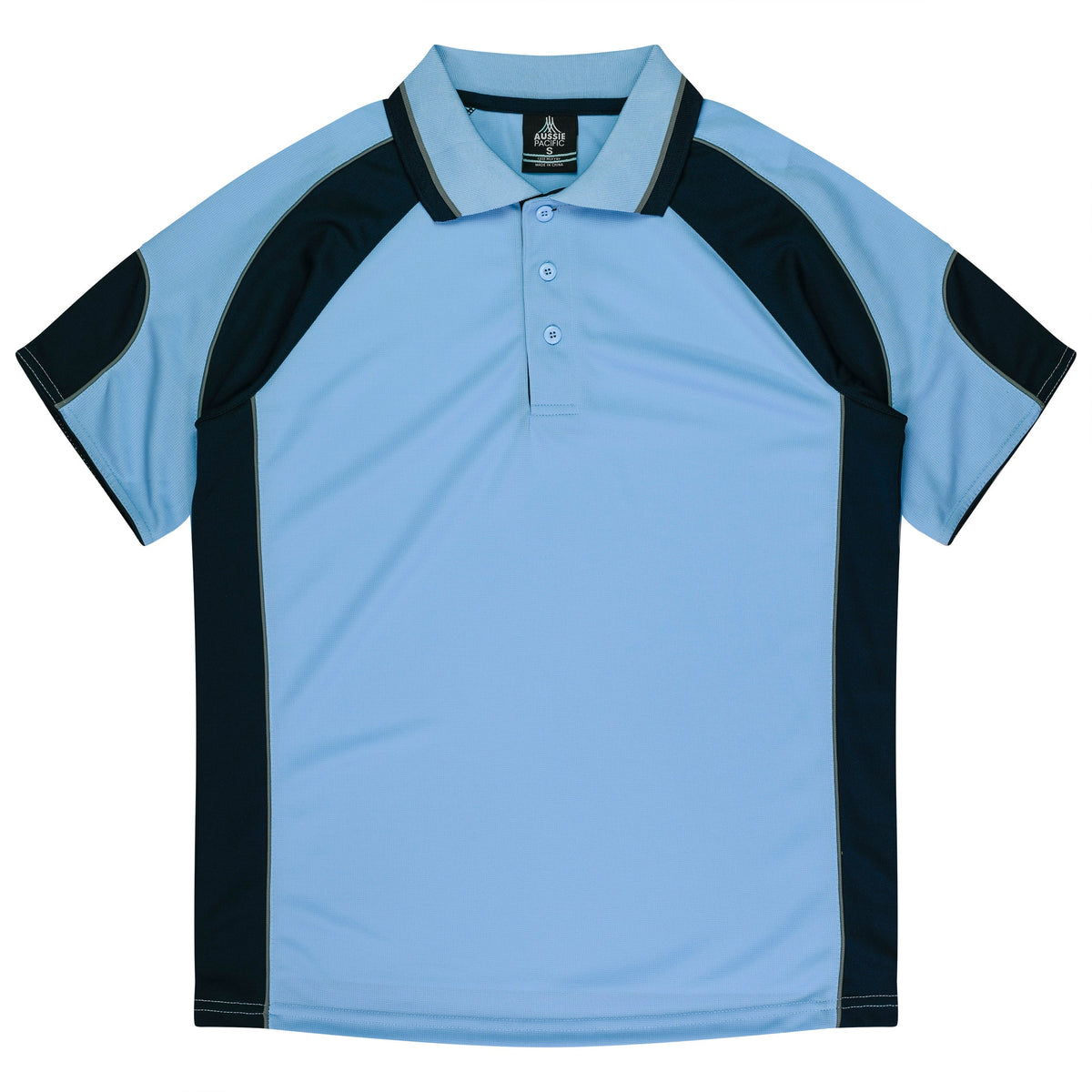 Aussie Pacific 3300 Kids' Murray Polo — SKY/NAVY