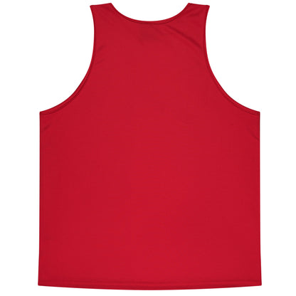 Aussie Pacific 3107 Kids' Botany Singlet — RED — additional view 2