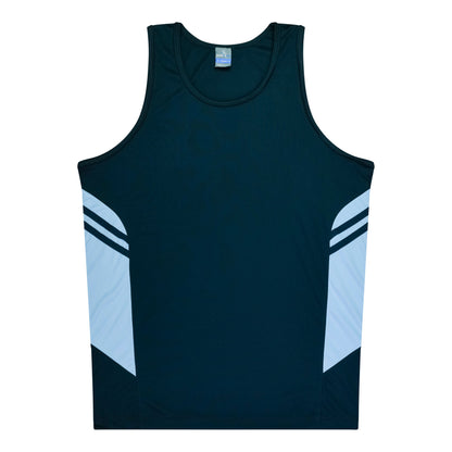 Aussie Pacific 3111 Kids' Tasman Singlet — NAVY/SKY