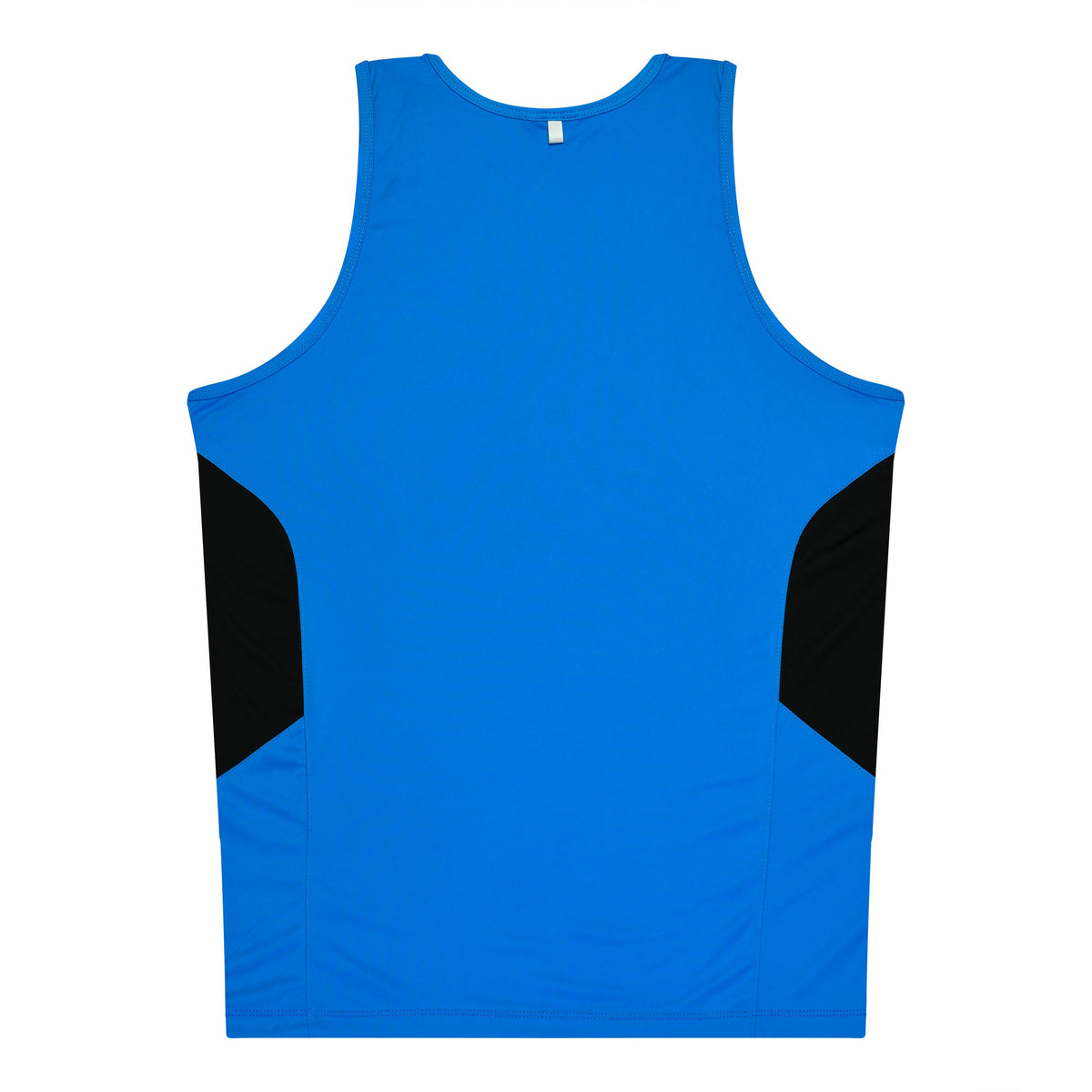 Aussie Pacific 3111 Kids' Tasman Singlet — CYAN/BLACK — additional view 2