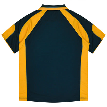Aussie Pacific 3300 Kids' Murray Polo — NAVY/GOLD — additional view 2