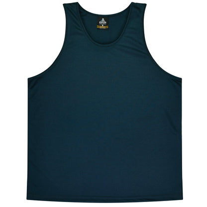 Aussie Pacific 3107 Kids' Botany Singlet — NAVY