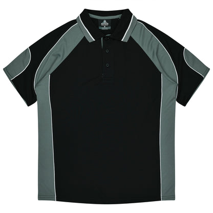 Aussie Pacific 3300 Kids' Murray Polo — BLACK/ASHE