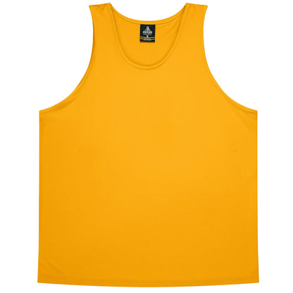 Aussie Pacific 3107 Kids' Botany Singlet — GOLD