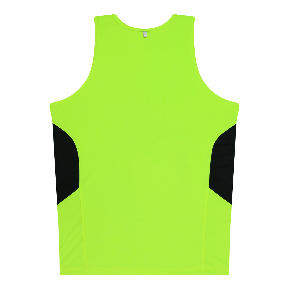 Aussie Pacific 3111 Kids' Tasman Singlet — NEON YELLOW/BLACK — additional view 2