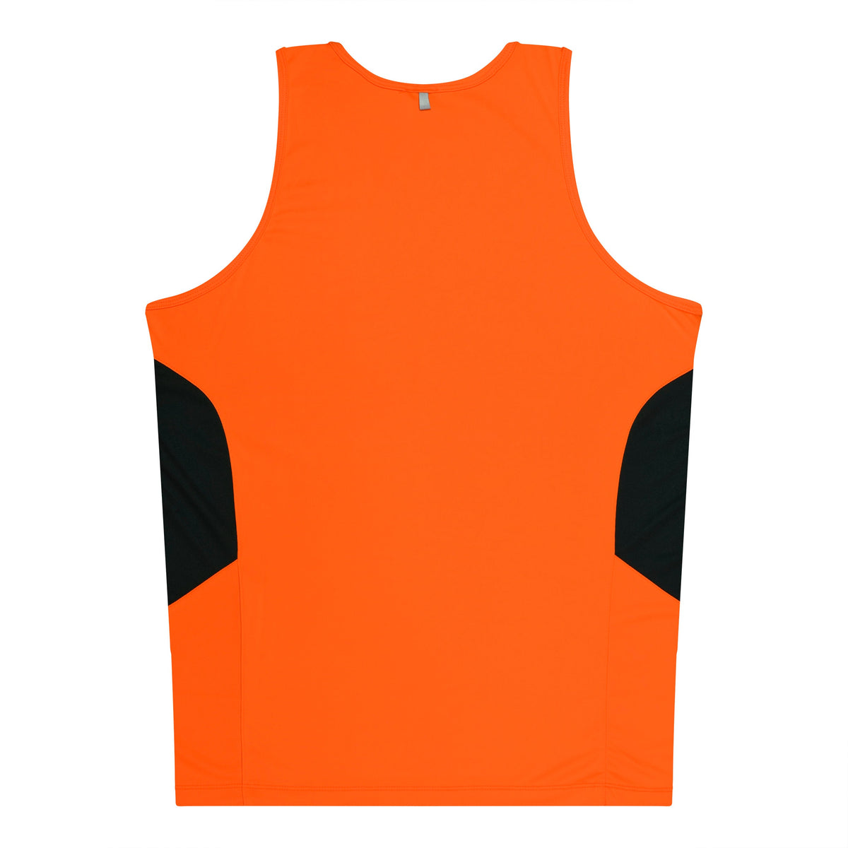 Aussie Pacific 3111 Kids' Tasman Singlet — NEON ORANGE/SLATE — additional view 2